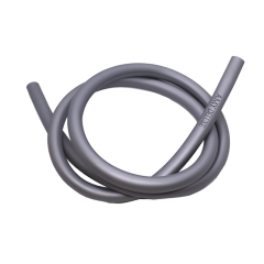 Силіконовий шланг для кальяну AMY Silver (Металевий)