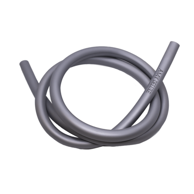 Силіконовий шланг для кальяну AMY Silver (Металевий)