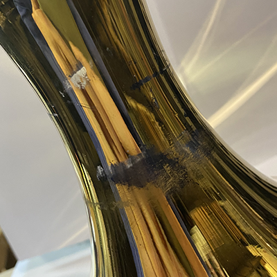 Колба для кальяну Storm Gold Electroplate (Золота, Рідкий Метал, УЦІНКА)