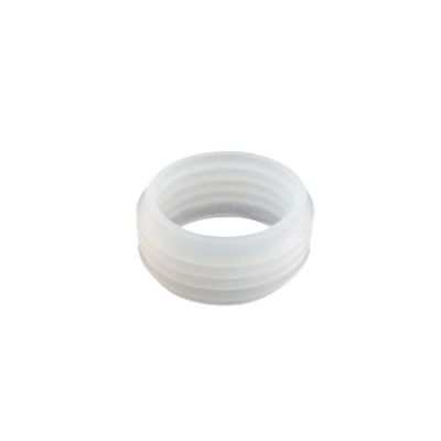 Силіконовий ущільнювач для колби White (Маленький, білий, без спідниці)