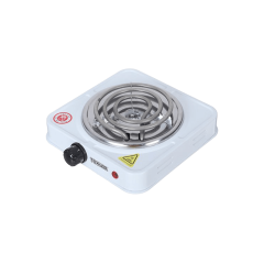 Електроплита, електропіч для вугілля 1000W White (1 конфорка)