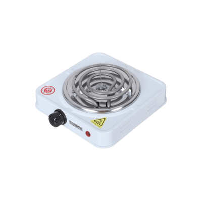 Електроплита, електропіч для вугілля 1000W White (1 конфорка)