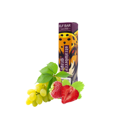 Elf Bar LUX 1500 Strawberry Grape (Полуниця Виноград) Одноразовий POD