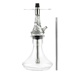 Кальян Totem Hookah Monolit Micra Marble (світло-сірий, повний комплект)