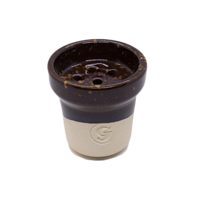 Глиняна чаша GrynBowls Accent White Brown (Коричневий)