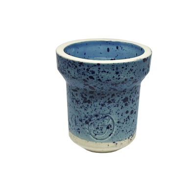 Глиняна чаша GrynBowls Accent White Blue (Синій)