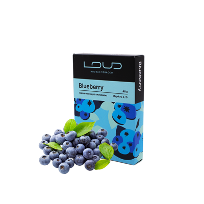 Тютюн Loud Blueberry (Чорниця, 40 г)