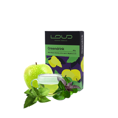 Тютюн Loud Greendrink (Гріндрінк, 40 г)