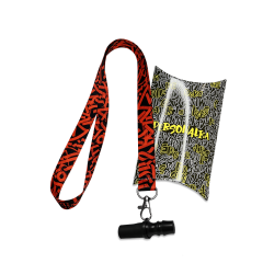 Персональний мундштук із поліацеталі Personalka Poly Graffiti Red (Червоне Графіті)