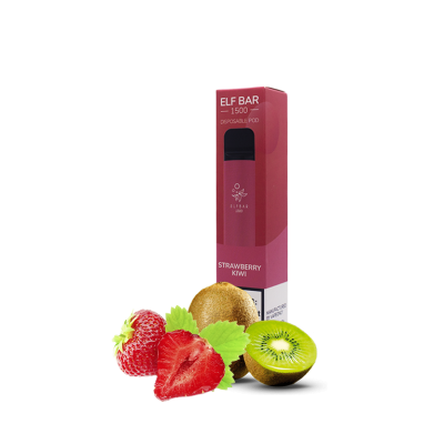 Elf Bar 1500 Strawberry Kiwi (Клубника Киви) Одноразовый POD 8998 Elf Bar 1500 Strawberry Kiwi (Клубника Киви) Одноразовый POD