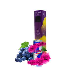 Elf Bar 2000 Grape Energy (Виноградний Енергетик) Одноразовий POD