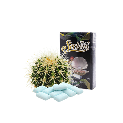 Табак Serbetli cactus sheikh ice gum (кактус шейх айс гам, 50 г)