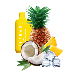 Elf Bar LB5000 Pineapple Coconut Icе (Ананас Кокос Льод) Одноразовий POD