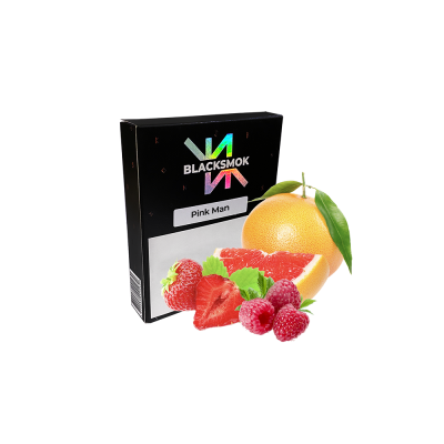 Тютюн BlackSmok Pink Man (Грейпфрут Малина Полуниця, 100 г)