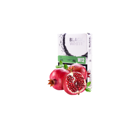 Табак Black&White W12 F-1 (гранат, 40 г)