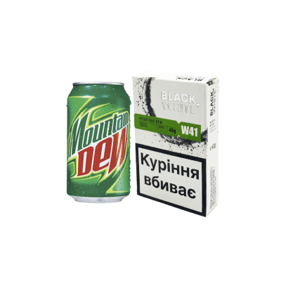 Табак Black&White W41 Mountain dew (маунтейн дью, 40 г)