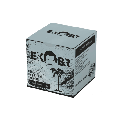 Кокосовый уголь для кальяна Eskobar (1 кг, 64 шт, р26)