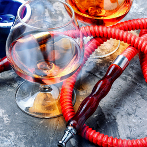 Кальян на алкоголі