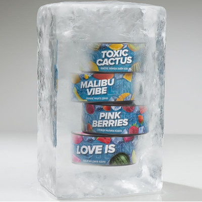 Тютюн 420 Frost Line Pear soda (Груша М'ята Полуниця Лід, 100 г)