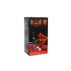 Кокосове вугілля для кальяну Garden маленький кубик (1 кг, 96 шт, р22)