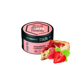 Тютюн CULTt Strong DS55 Strawberry cheesecake (Полуничний Чізкейк, 100 г)