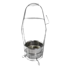 Корзина для угля Garden Silver (Металлик)