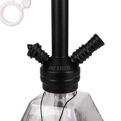 Кальян Amy Deluxe 652 Black (чёрный, полный комплект)