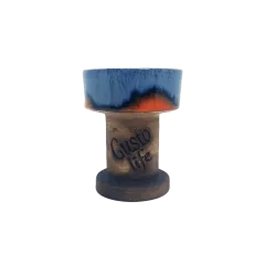 Глиняна чаша Gusto Bowls Rook Blue Orange (Синій Помаранчевий)