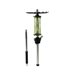 Кальян Trumpet Hookah Rider Green Neon (зелений, базовий комплект)