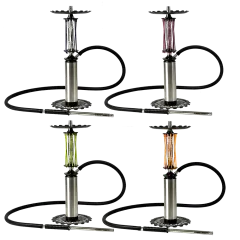 Кальян Trumpet Hookah Rider Still Green Neon (зелёный, полный комплект)