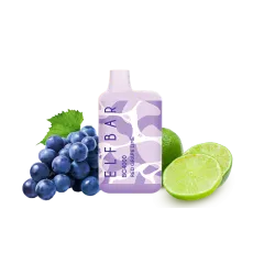 Elf Bar ВС4000 Red Grape Lime (Виноград Лайм) Одноразовий POD