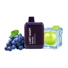 Lost Mary BM5000 Grape apple ice (Виноград Яблоко Лёд) Одноразовый POD