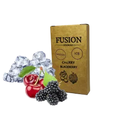 Тютюн Fusion Medium Ice Cherry Blackberry (Вишня Ожина Лід, 100 г)