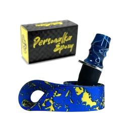 Персональный мундштук Personalka Epoxy Sakura (Синий)