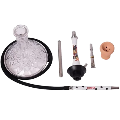 Кальян Yahya Union Looney Tunes (білий, повний комплект)