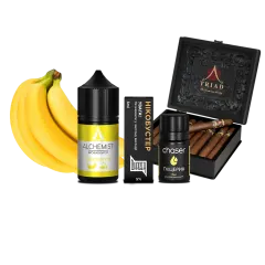 Набір для самозамішування Alchemist Salt CubanaBanana (Кубана Банана, 50 мг, 30 мл)