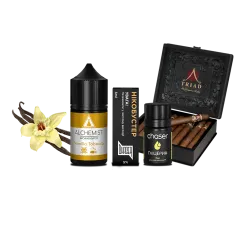 Набір для самозамішування Alchemist Salt Vanilla Tobacco (Тютюн Ваніль, 50 мг, 30 мл)