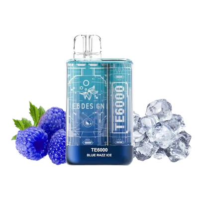 Elf Bar TE6000 Blue Razz Ice (Блю Разз Айс) Одноразовый POD