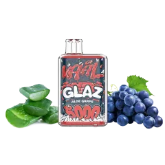 VAAL Glaz 5000 Aloe Grape (Алое Виноград) Одноразовий POD
