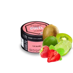 Тютюн CULTt Strong DS24 S.K.&Lim (Полуниця Ківі Лайм Лід, 100 г)