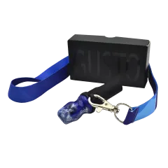 Персональний мундштук із кераміки Gusto Blue (Синій)