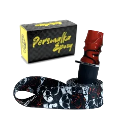 Персональний мундштук Personalka Epoxy Sakura v2 (Червоний)