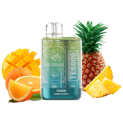 Elf Bar TE6000 Hawaii Punch (Тропические фрукты) Одноразовый POD