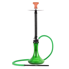 Кальян Yahya Coilover Black Green (чёрно-зелёный, полный комплект)
