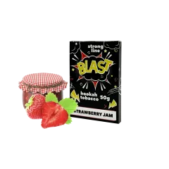 Тютюн Blast Smoke Strong Line Strawberry Jam (Полуничний джем, 50 г)