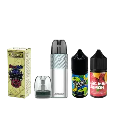 Комплект Voopoo Argus Z 900 и стартовый набор жидкостей