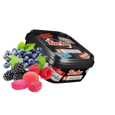 Тютюн Turbo Sour Berry Supra (Кислі Ягідні Льодяники, 250 г)