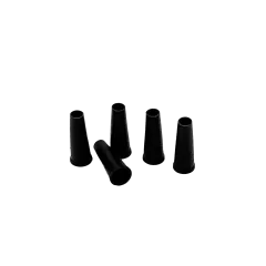 Одноразові мундштуки для кальяну LUX (Чорні, конус, 100 шт/уп)