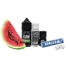 Набор для самозамеса Flow Watermelon Menthol (Арбуз Ментол, 50 мг, 30 мл)
