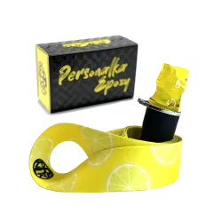 Персональний мундштук Personalka Epoxy Onyx (Жовтий)